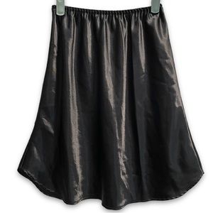 vintage Farr West anti cling black half slip, size medium